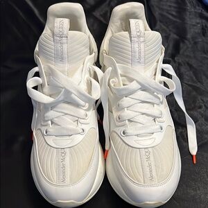 Alexander McQueen White Modern Sneakers